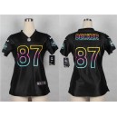 Women's Jets &87 Eric Decker  Black Fashion Jersey