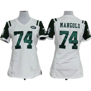 Femme New York Jets 74# Nick Mangold Blanc Maillot Magasin