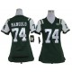 Women New York Jets 74& Nick Mangold Green Jersey