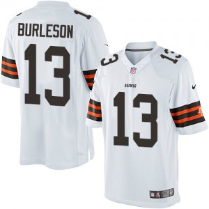 Jeunesse Browns de Cleveland Nike # 13 Nate Burleson élite blanc NFL Maillot Magasin