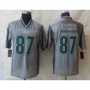 Jets &87 Eric Decker Grey Vapor Elite Jersey