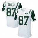 Jets &87 Eric Decker White Elite Jersey
