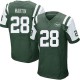 New York Jets &28 Curtis Martin Green Team Color Elite Jersey