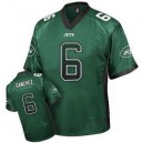 New York Jets &6 Mark Sanchez Green Team Color Elite Drift Fashion Jersey