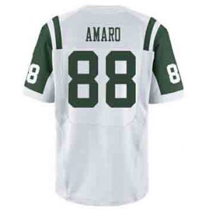 Hommes New York Jets 88 Jace Amaro Blanc Élite Maillot Magasin
