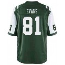 Men's New York Jets 81 Shaq Evans Elite Jersey Green