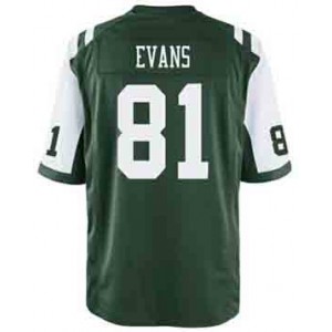 Hommes New York Jets 81 Shaq Evans Élite Maillot Magasin Green