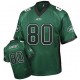 Men's New York Jets &80 Wayne Chrebet Elite Green Drift Fashion Jersey