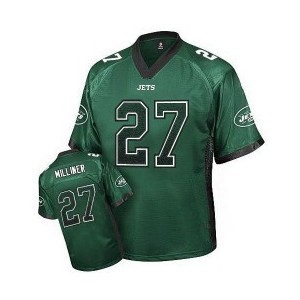 New York Jets #27 Dee Milliner verte Élite Drift Fashion Maillot Magasin