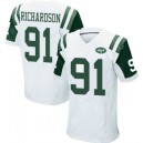 Men's New York Jets &91 Sheldon Richardson Elite White Jersey