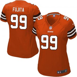 Femmes Nike Cleveland Browns # 99 Scott Fujita Élite Orange alternent NFL Maillot Magasin
