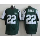 Men's New York Jets 22 Ed Reed Elite Green Team Color Jersey