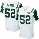 Men's New York Jets &52 David Harris Elite White Jersey