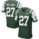 Men's New York Jets &27 Dee Milliner Elite Green Team Color Jersey