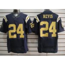 New York Jets 24& Darrelle Revis Blue Elite Jersey