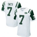 New York Jets 7 Geno Smith Elite White Jersey