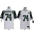 New York Jets 74& Nick Mangold White Elite Jersey
