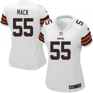 Femmes Nike Cleveland Browns # 55 Alex Mack élite blanc NFL Maillot Magasin