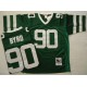 New York Jets 90 Byrd Throwback Green Jerseys Authentic