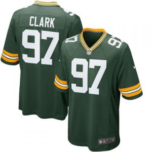 Green Bay Packers Kenny Clark Nike de hommes vert maillots de jeu