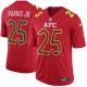 AFC Chris Harris Jr Nike rouge 2017 Pro Bowl jeu Maillot masculine