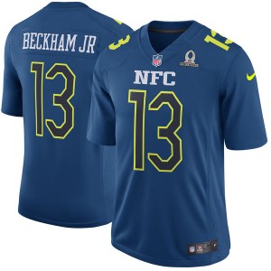 NFC Odell Beckham Jr Nike marine 2017 Pro Bowl jeu Maillot masculine NFC Odell Beckham Jr Nike marine 2017 Pro Bowl jeu Maillot masculine