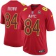 AFC Antonio Brown Nike rouge 2017 Pro Bowl jeu Maillot masculine