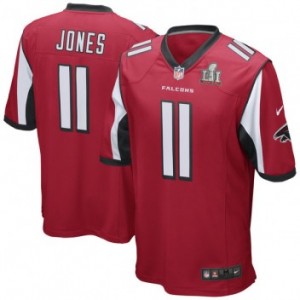 Atlanta Falcons Julio Jones Nike de rouge Super Bowl LI masculine liée jeu Maillot