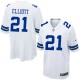 Dallas Cowboys Ezéchiel Elliott Nike masculine jeu maillot blanc