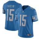 Detroit Lions d&rsquo;or Tate Nike bleu 2017 Vapor intouchable Limited joueur Maillot de hommes