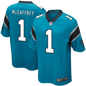 Carolina Panthers Christian McCaffrey Nike bleu 2017 projet Pick Maillot jeu masculine