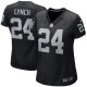 Femmes Las Vegas Raiders Marshawn Lynch Nike Maillot de jeu noir