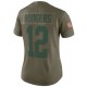 Green Bay Packers Aaron Rodgers Nike 2017 NFL Femmes Salute to service maillots