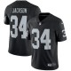 Hommes Oakland Raiders Bo Jackson Nike Noir Retraite Joueur vapeur intouchable Limited Maillot