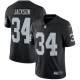 Hommes Las Vegas Raiders Bo Jackson Nike Noir Retraite Joueur vapeur intouchable Limited Maillot