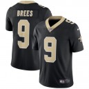 Men's New Orleans Saints Drew Brees Nike noir vapeur intouchable Limited Player maillots
