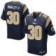 Hommes Los Angeles Rams Todd Gurley Navy maillots de jeu