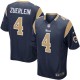 Hommes Los Angeles Rams Greg Zuerlein Navy Navy maillot de jeu