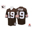 Mitchell And Ness Cleveland Browns &19 Bernie Kosar Brown Team Color Authentic Throwback NFL Jersey