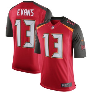 Hommes Tampa Bay Buccaneers Mike Evans Nike Rouge Vitesse machine Limitée Joueur maillot