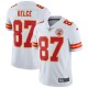 Hommes Kansas City Chiefs Travis kpandji Nike Blanc Vapeur intouchable Limitée Joueur maillot