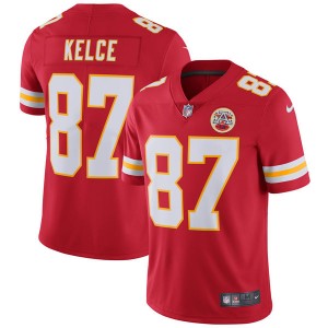 Hommes Kansas City Chiefs Travis kpandji Nike Rouge Vapeur intouchable Limitée Joueur maillot