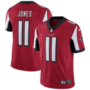Hommes Atlanta Falcons Julio Jones Nike Rouge Vapeur intouchable maillot Limitée Joueur