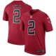 Hommes Atlanta Falcons Matt Ryan Nike Rouge Couleur Rush Légende maillots