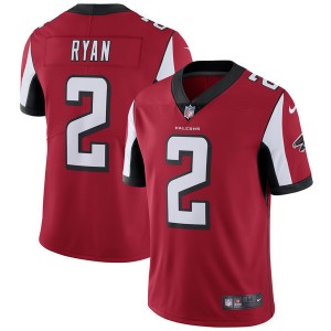 Hommes Atlanta Falcons Matt Ryan Nike Rouge Vapeur intouchable maillot Limitée Joueur