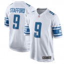 Hommes Detroit Lions Matthew Stafford Nike Blanc 2017 maillot de jeu