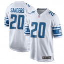 Hommes Detroit Lions Barry Sanders Nike Blanc 2017 retraité joueur maillot de jeu