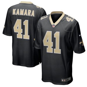 Hommes New Orleans Saints Alvin kamara Nike Noir Jeu maillots