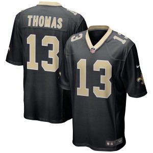 Hommes New Orleans Saints Michael Thomas Nike Noir Team jeu de couleur maillots