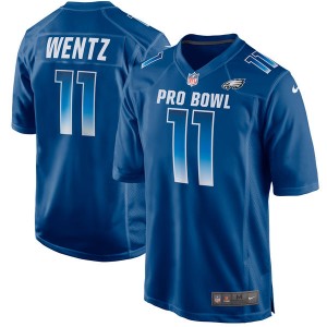 Hommes NFC Carson Wentz Nike Royal 2018 Pour Bol Jeu maillots